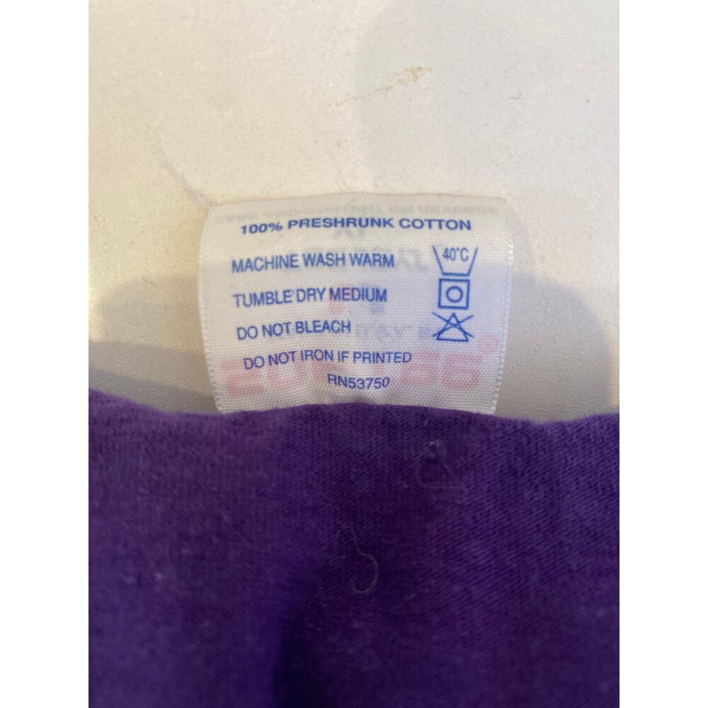 Vintage 1980’s Jazzercise Purple Tank Top Sz XL Women’s Graphic Print Hipster - Picture 5 of 10